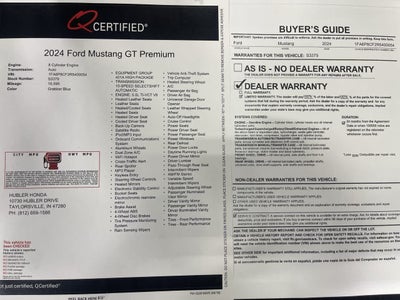 2024 Ford Mustang GT Premium