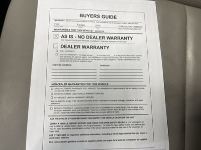 2015 Ford Escape Titanium