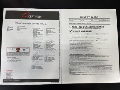 2020 Chevrolet Colorado 4WD Z71