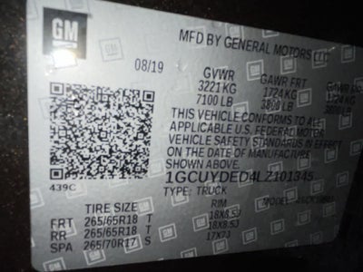 2020 Chevrolet Silverado 1500 LT