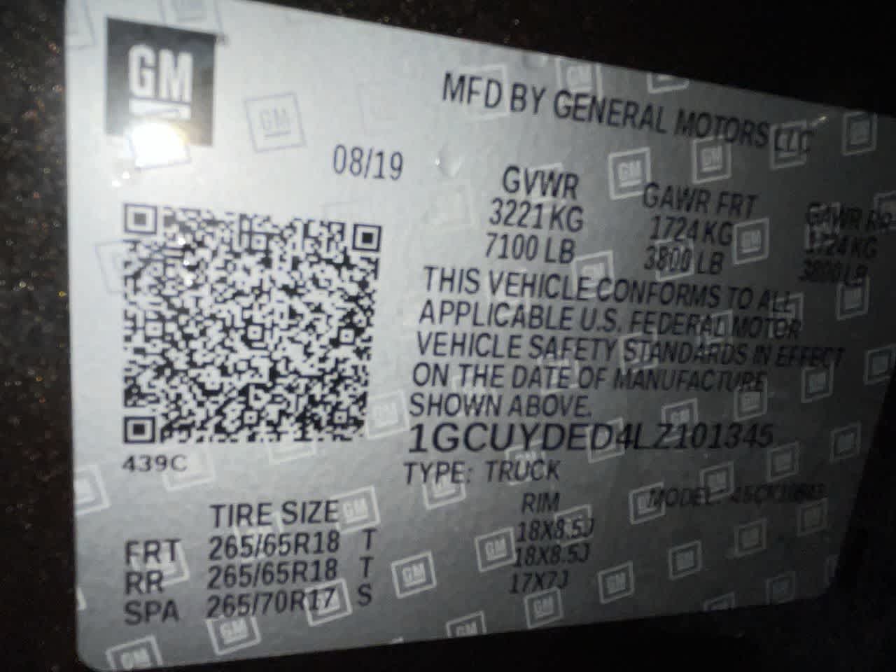 2020 Chevrolet Silverado 1500 LT