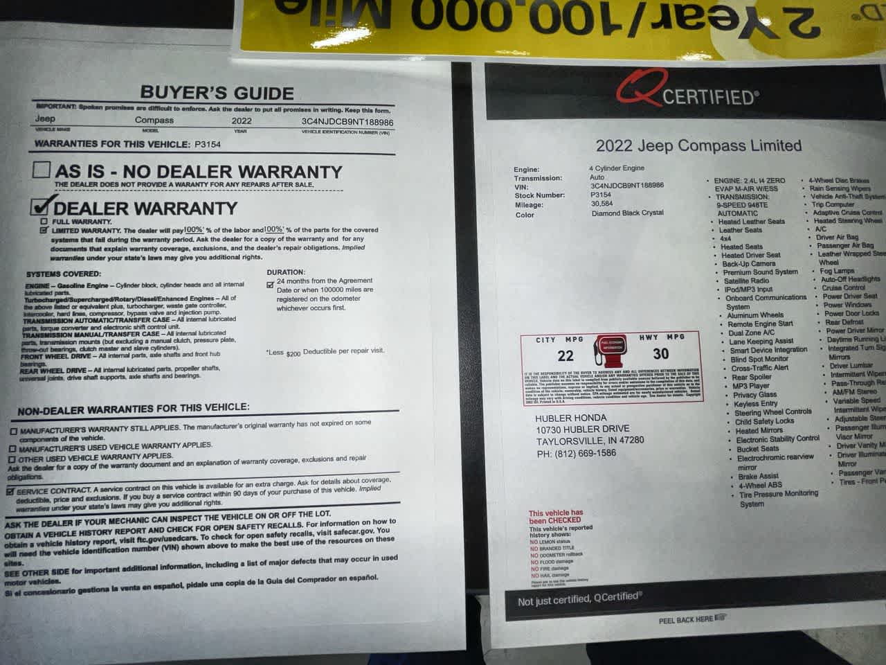 2022 Jeep Compass Limited