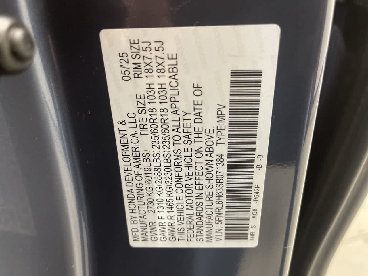 2025 Honda Odyssey EX-L