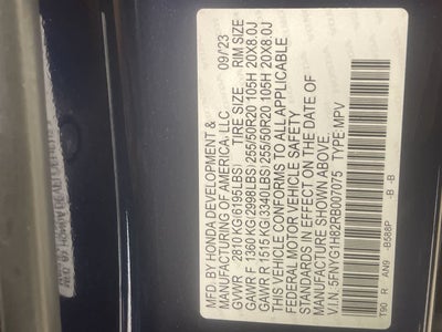 2024 Honda Pilot Elite