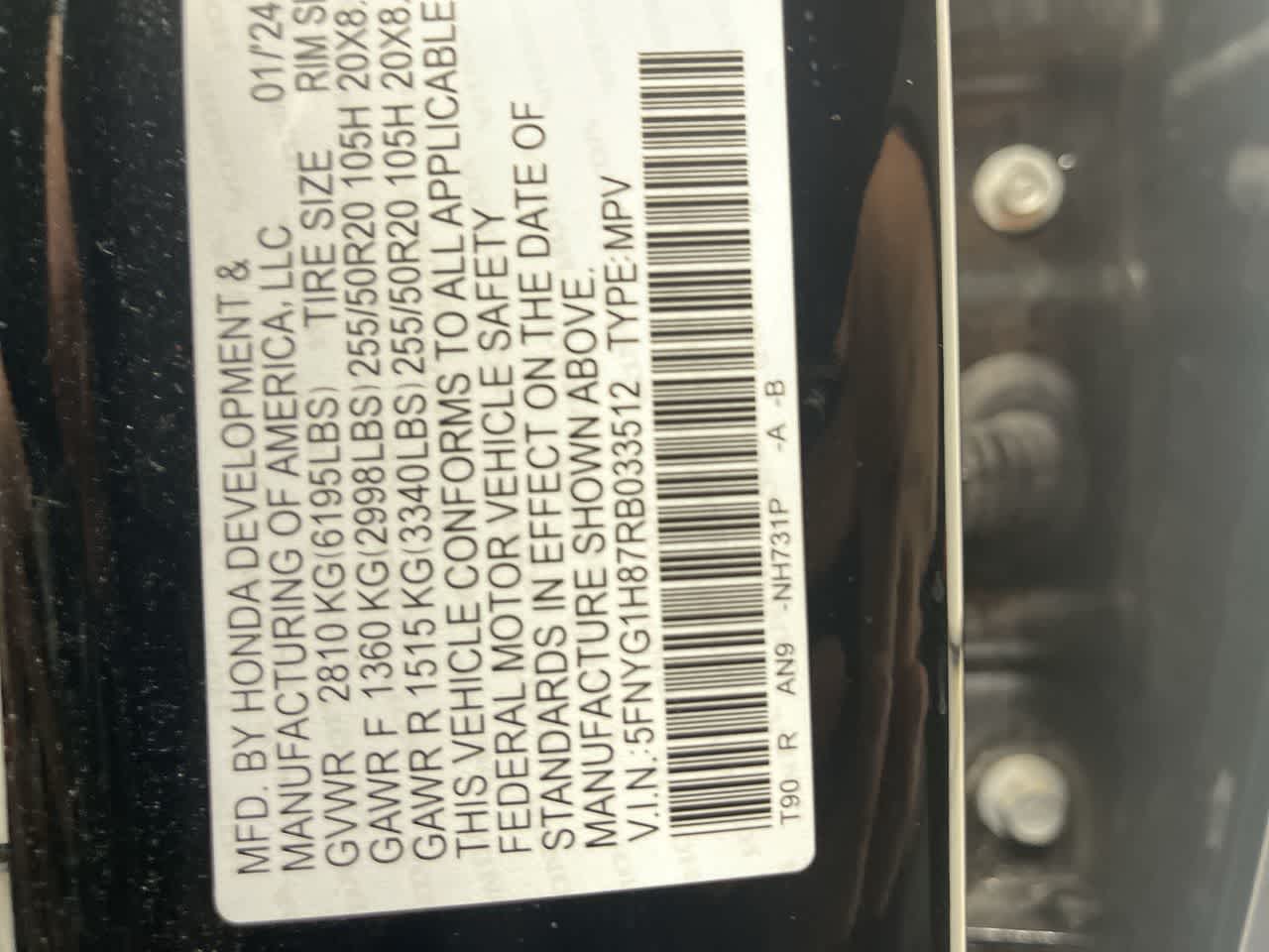 2024 Honda Pilot Elite