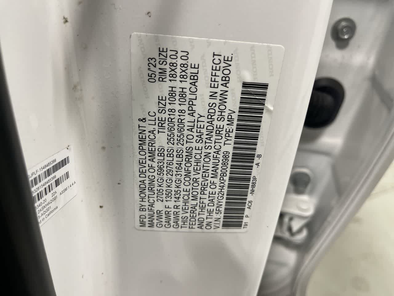 2023 Honda Pilot EX-L 8 Passenger