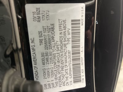 2016 Honda CR-V EX-L