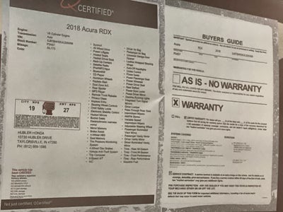 2018 Acura RDX AWD