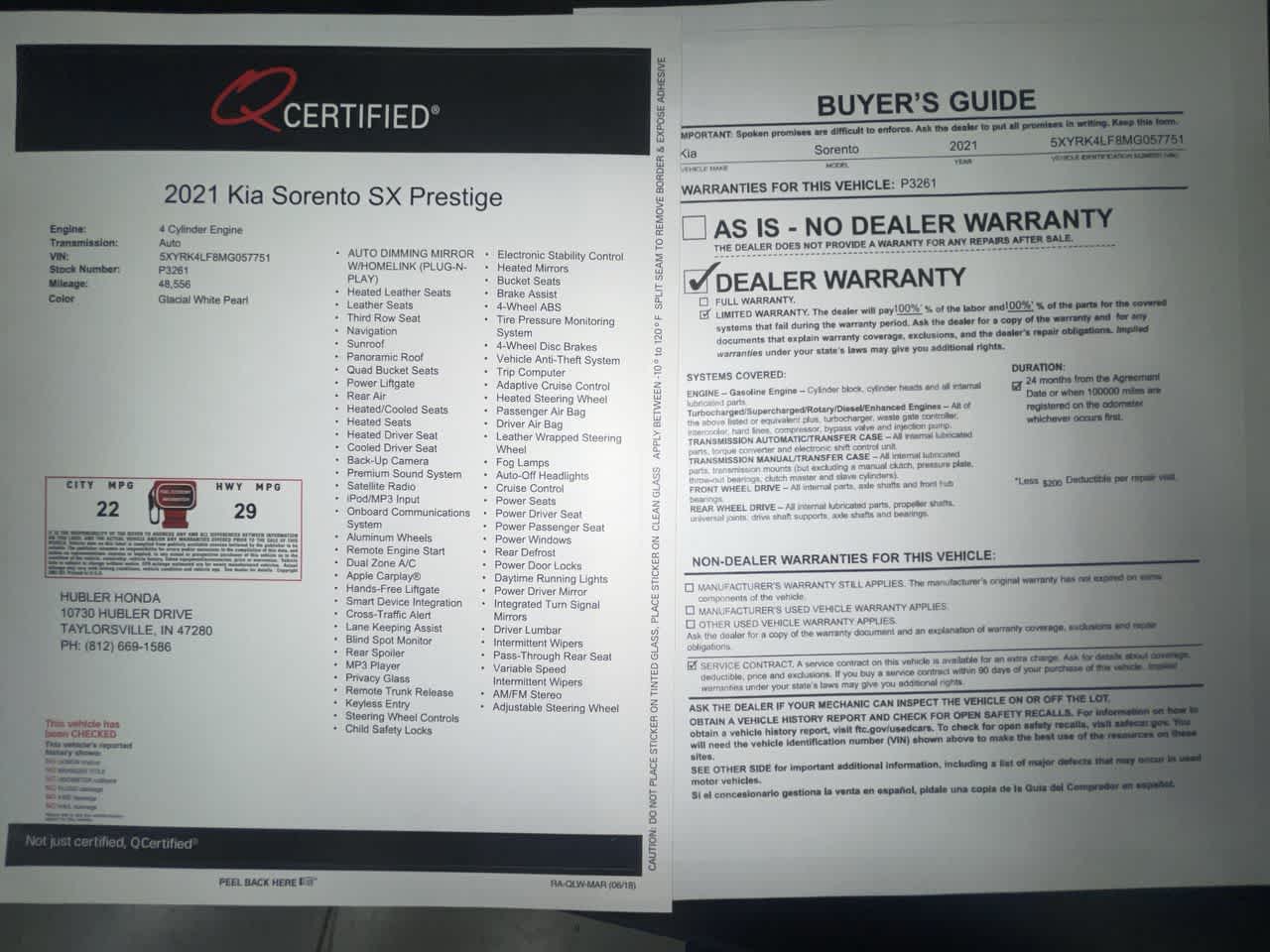 2021 Kia Sorento SX Prestige