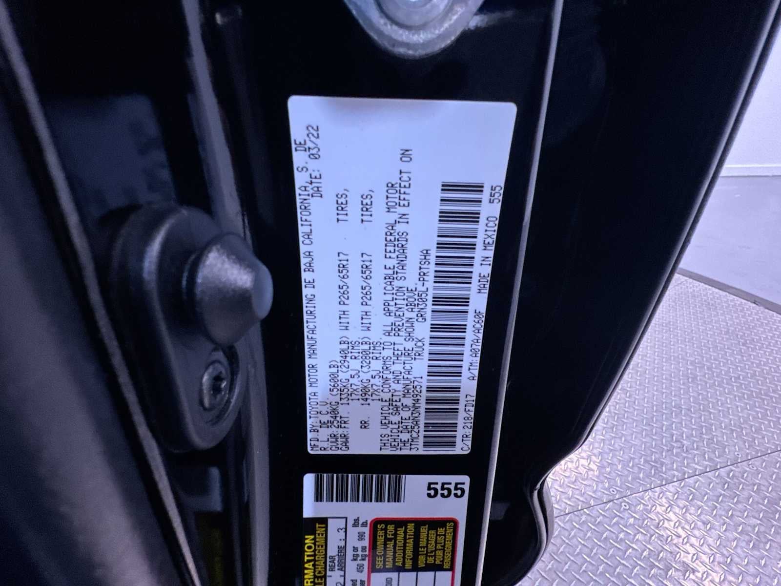 2022 Toyota Tacoma TRD Sport