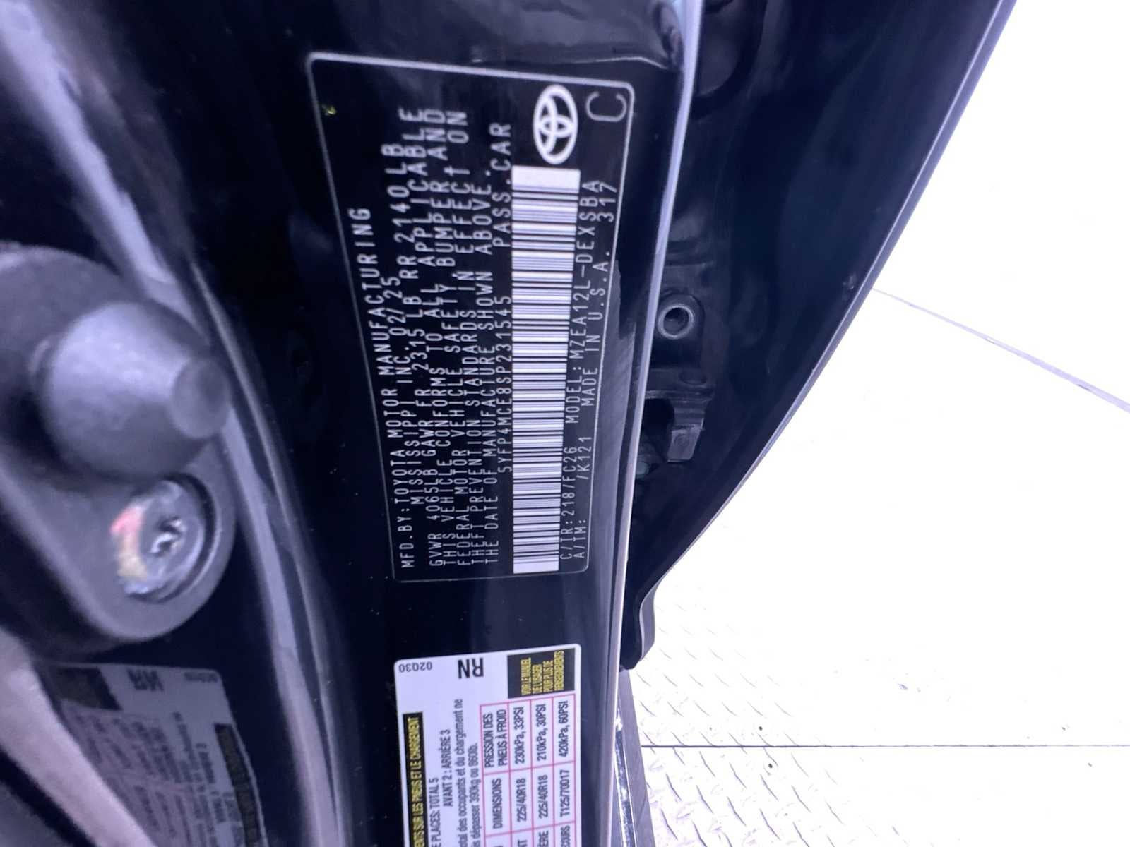 2025 Toyota Corolla SE