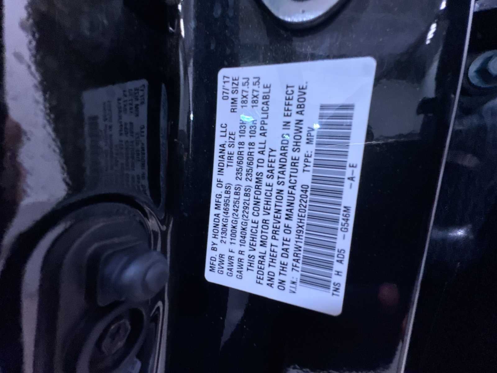 2017 Honda CR-V Touring