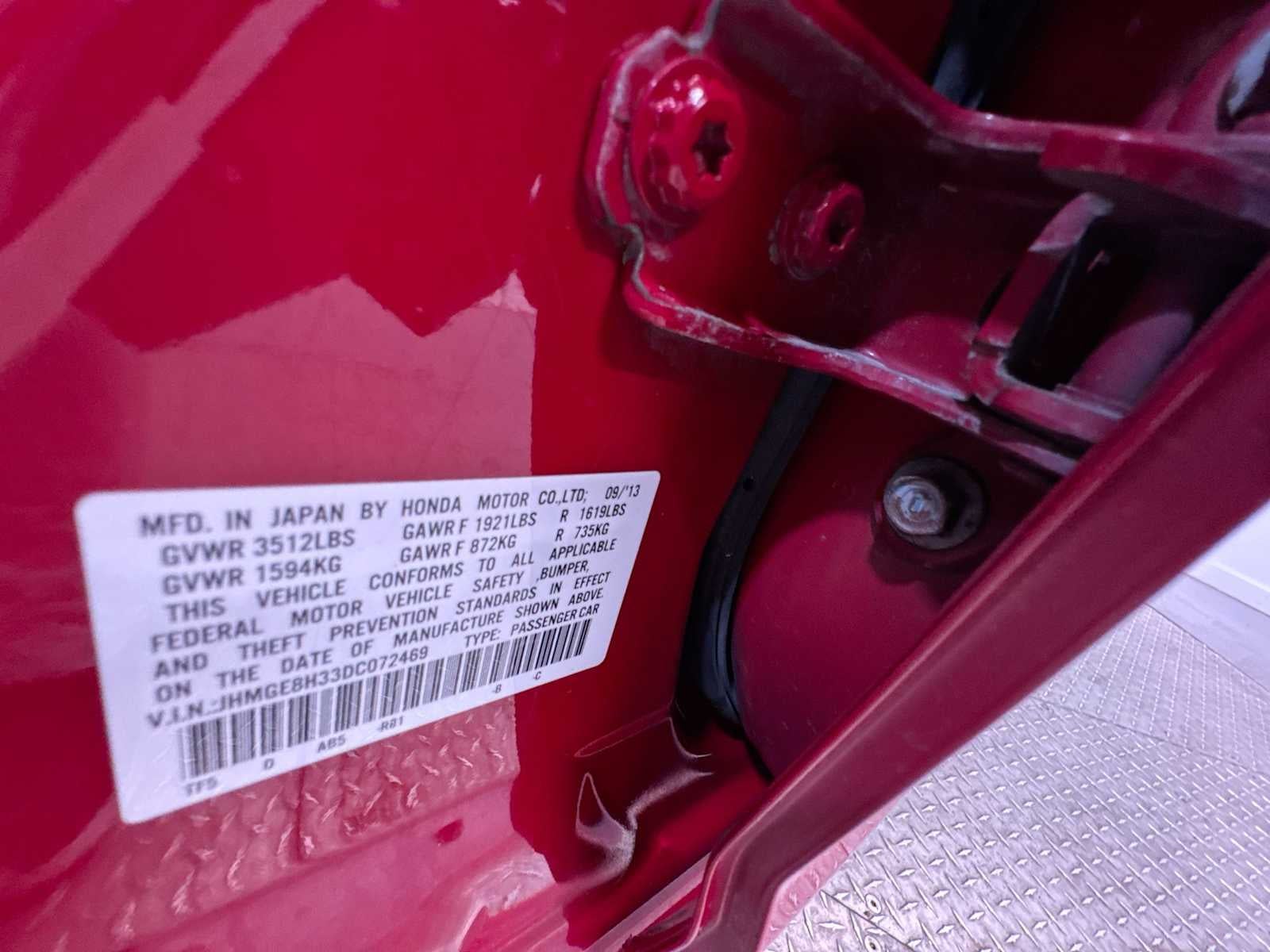 2013 Honda Fit 5dr HB Auto