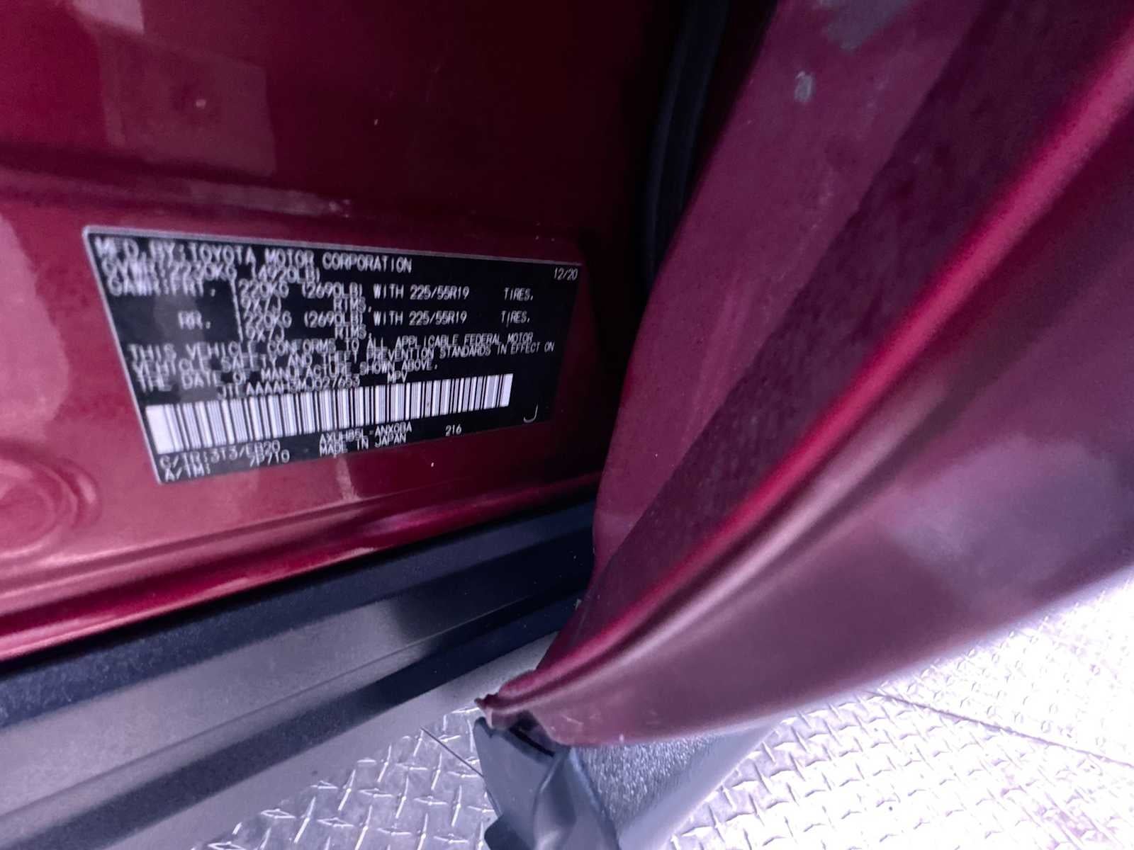 2021 Toyota Venza XLE