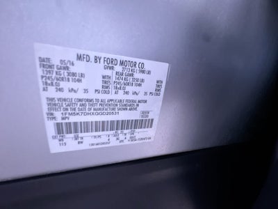 2016 Ford Explorer XLT