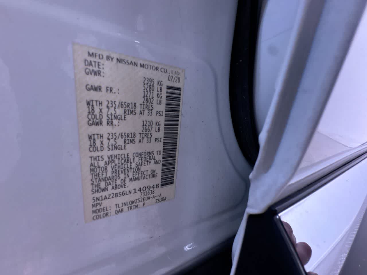 2020 Nissan Murano SV