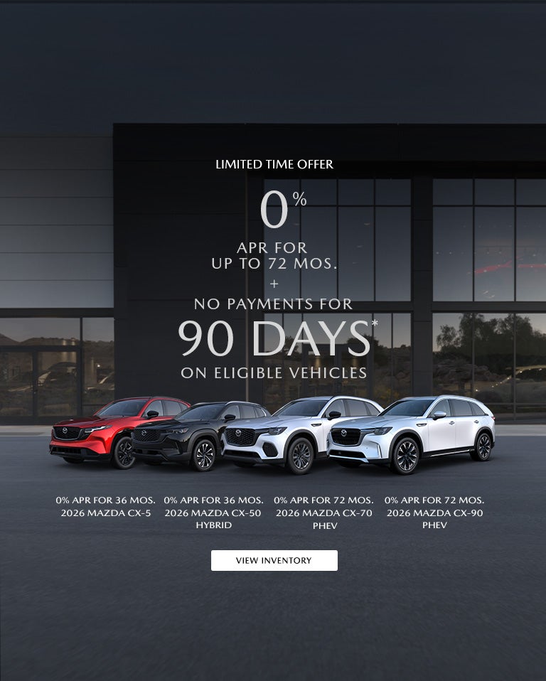 NO PAYMENTS FOR 90 DAYS ON ELIGIBLE VEHICLES 