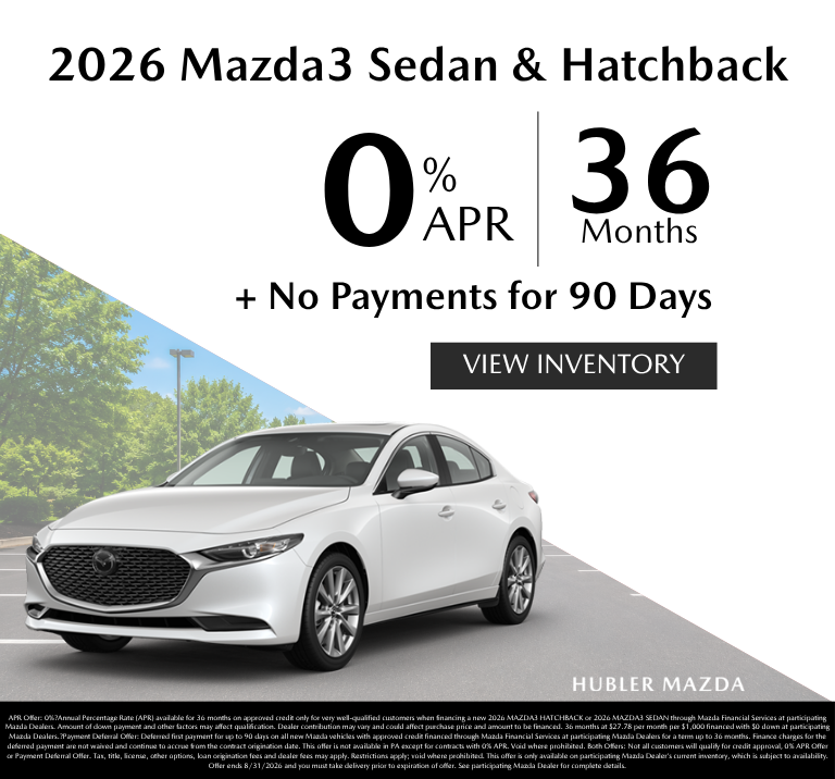 2026 Mazda3 Sedan & Hatchback
