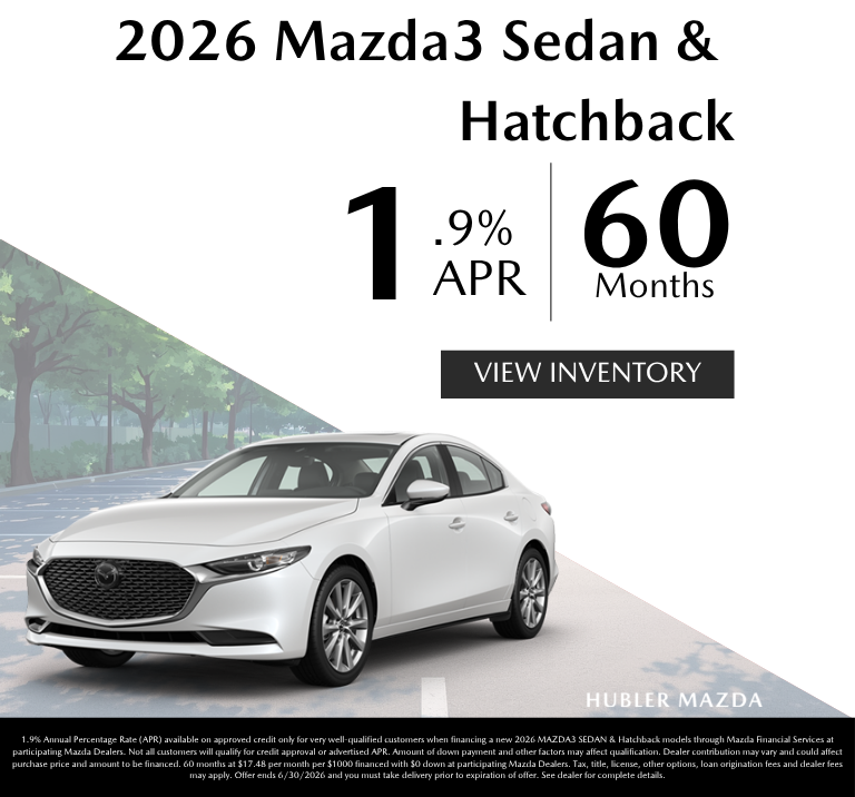 2026 Mazda Sedan & Hatchback