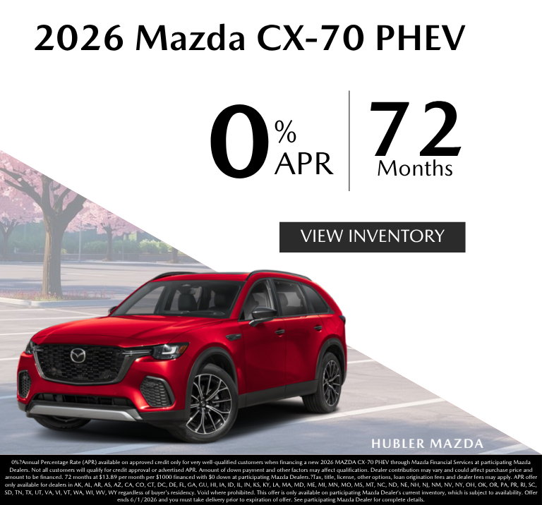 2026 Mazda CX-70 PHEV