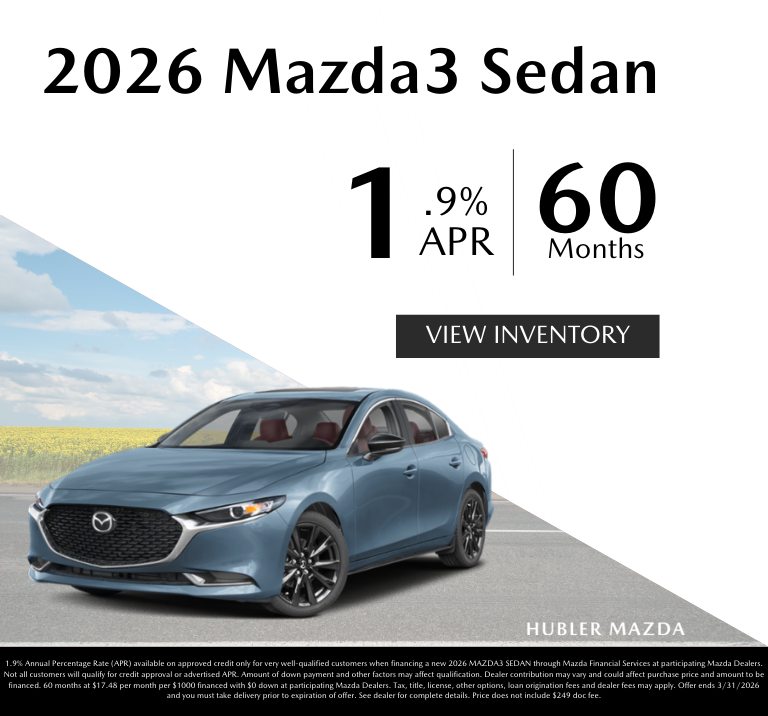 2026 Mazda MAZDA3SEDAN in Greenwood IN