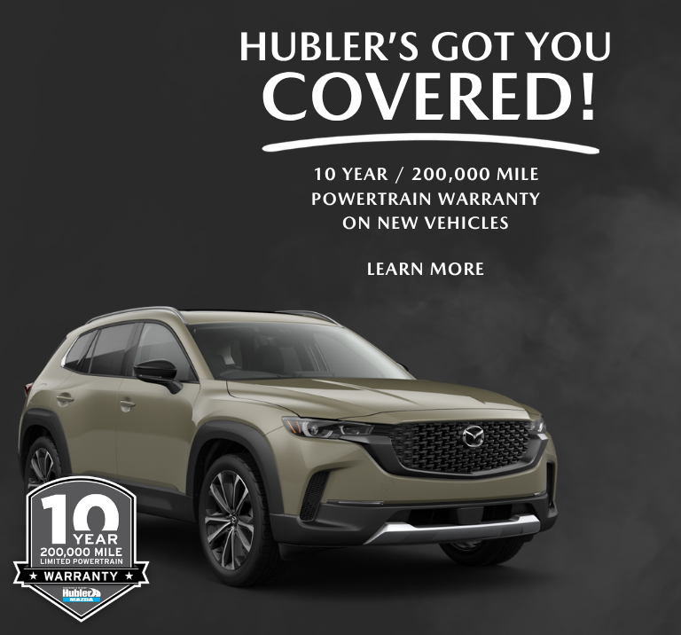 Hubler 10 year, 200,000 mile Powertrain Warranty.